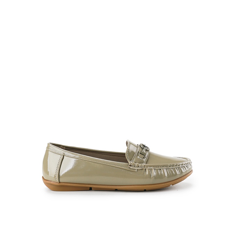Sepatu Flat Peter Keiza Original Wanita shoes Lofers untuk basic versatile look dengan desain glossy