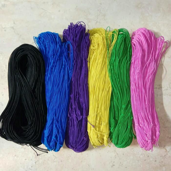 

TERLARIS - TALI KARET ELASTIS UK 1MM / 600M BAHAN AKSESORIS KALUNG & GELANG