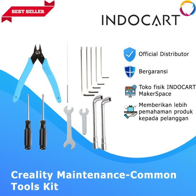 Indocart 3D Printer Parts Creality Maintenance-Common Tools Kit Kode 298