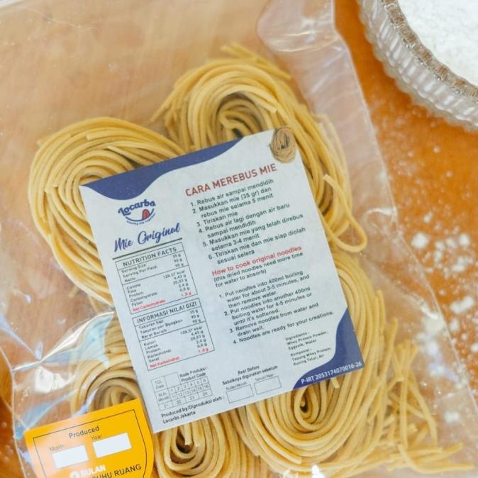 

Mie Kering KETO LowCarb Original || Rendah Karbohidrat || isi 4