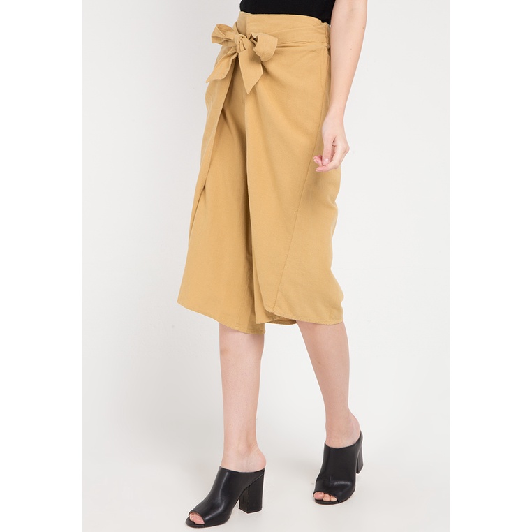 Celana Panjang LOGO JEANS Original Wanita Kulot Unlined Ori Aesthetic Cassius Cullote Pants Gadis Ka