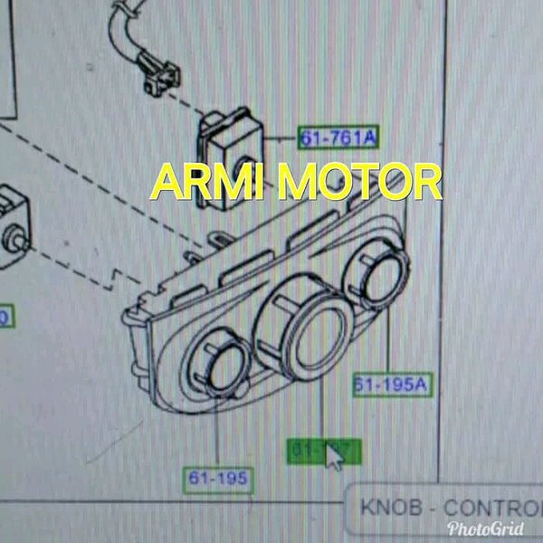 knop ac ford escape 2.300 cc bagian tengah genuine part tokosukses81