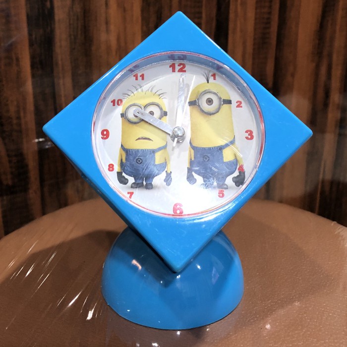 jam weker minions / jam beker / jam meja / jam fancy minions