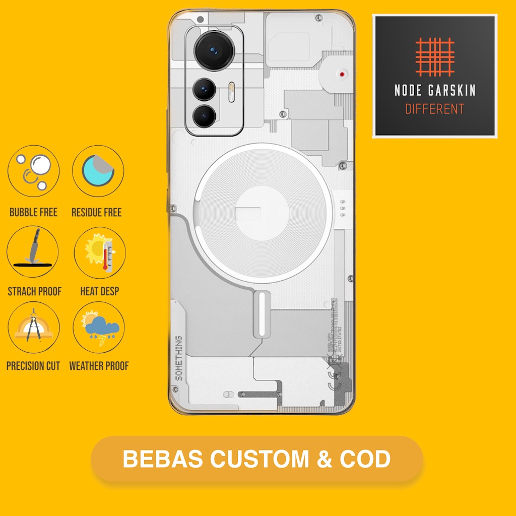 Garskin Skin Vinyl Xiaomi 12 Lite Mi 12 Lite Fullbody Atau Backonly - Bisa Custom - something Case S