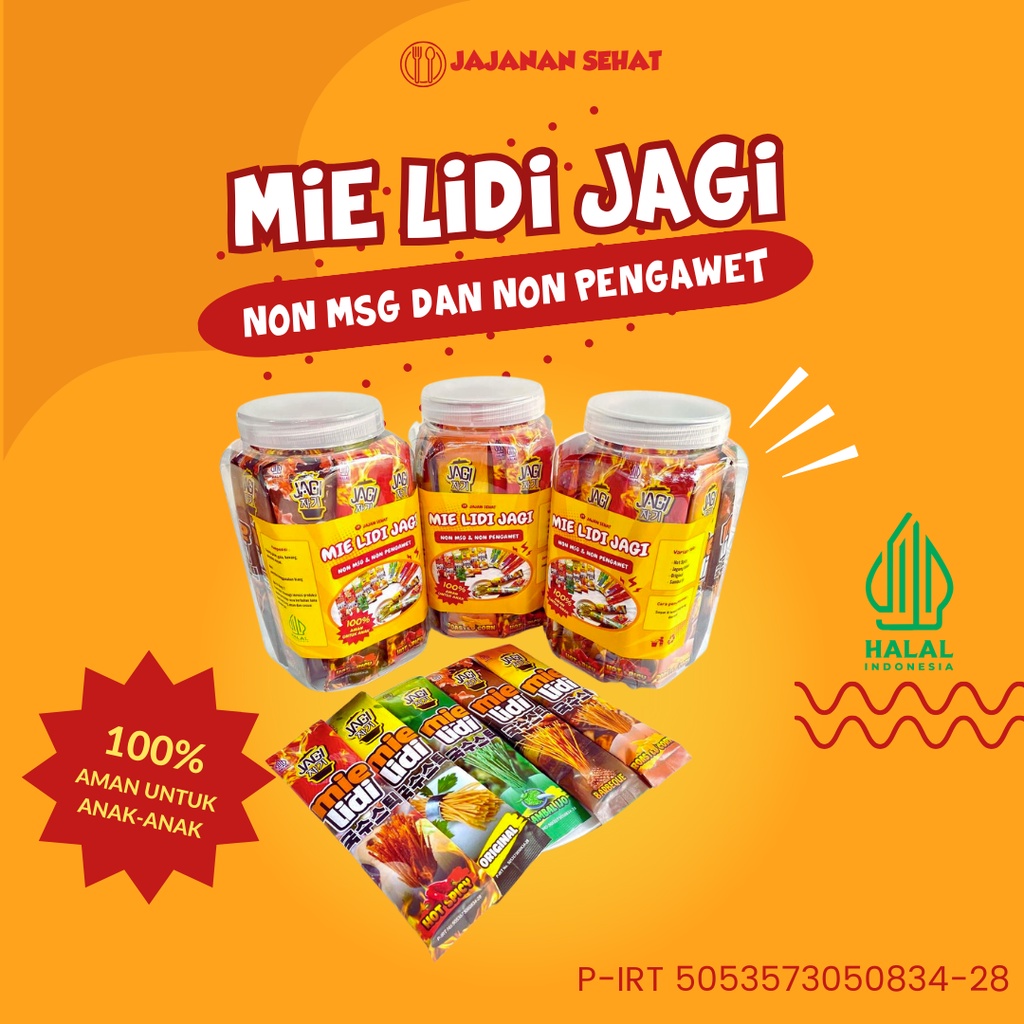 

VIRAL!!! MIE LIDI JAGI PAKET HEMAT KEMASAN PLASTIK