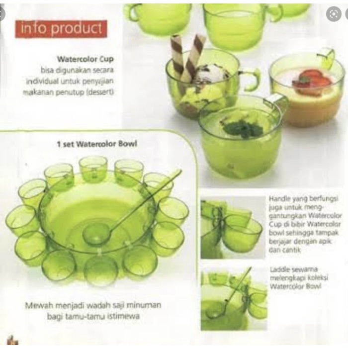 

Tupperware Watercolor Collection set 16 pcs