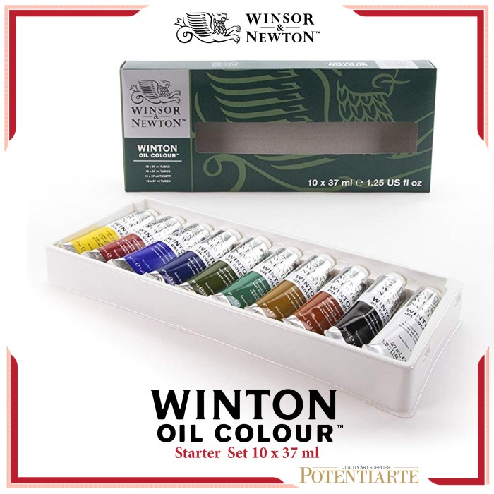 

Cat Minyak Winsor & Newton Winton 10x37ml Oil Color Tube Set