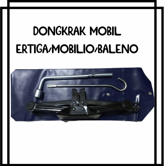 TERLARIS Paket Dongkrak Mobil Ertiga/Mobilio Kapasitas 1.6 Ton Metema Original /CHARGER AKI/DONGKRAK