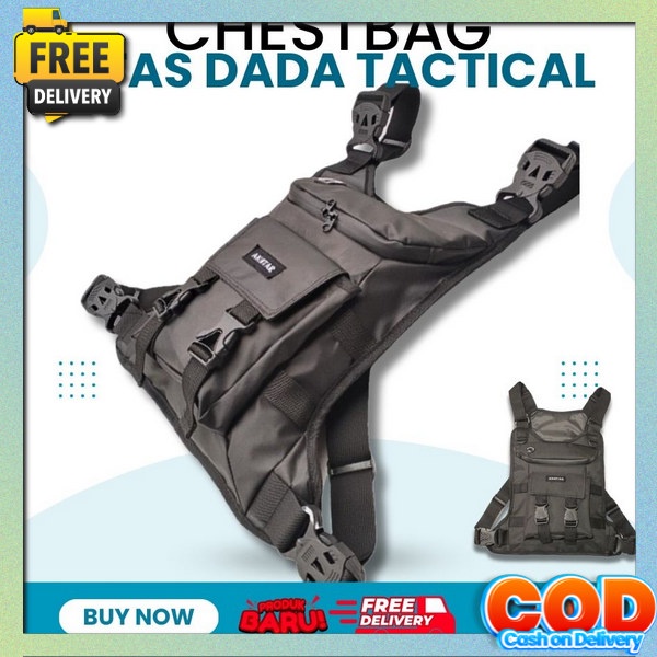 Tss Tentara Simple Casual Model Sport Outdoor Tas Dada Model Tni Polisi Original Chest Beg Chest Bag