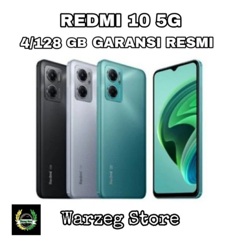 HP XIAOMI REDMI 10 5G 4/128 GB - REDMI 10 5G RAM 4GB ROM 128GB RESMI