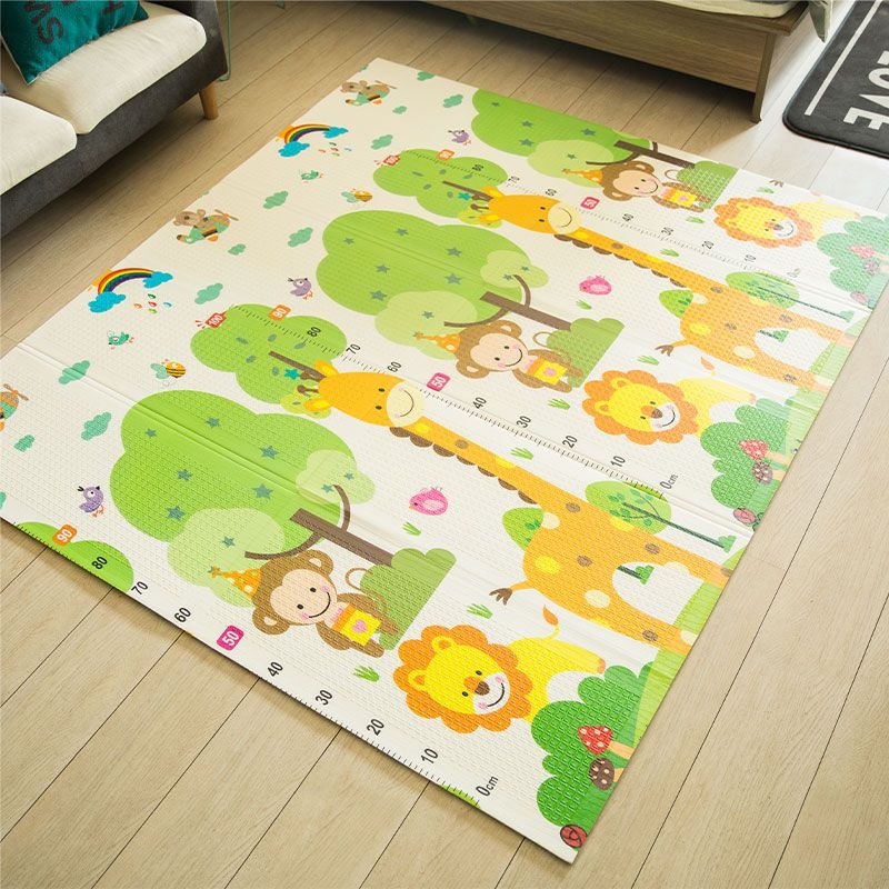 Karpet Lipat Playmat Bayi Ukuran 180CM X 200CM Free TAS Tikar Lipat XPE Matras Bayi Gambar Kualitas