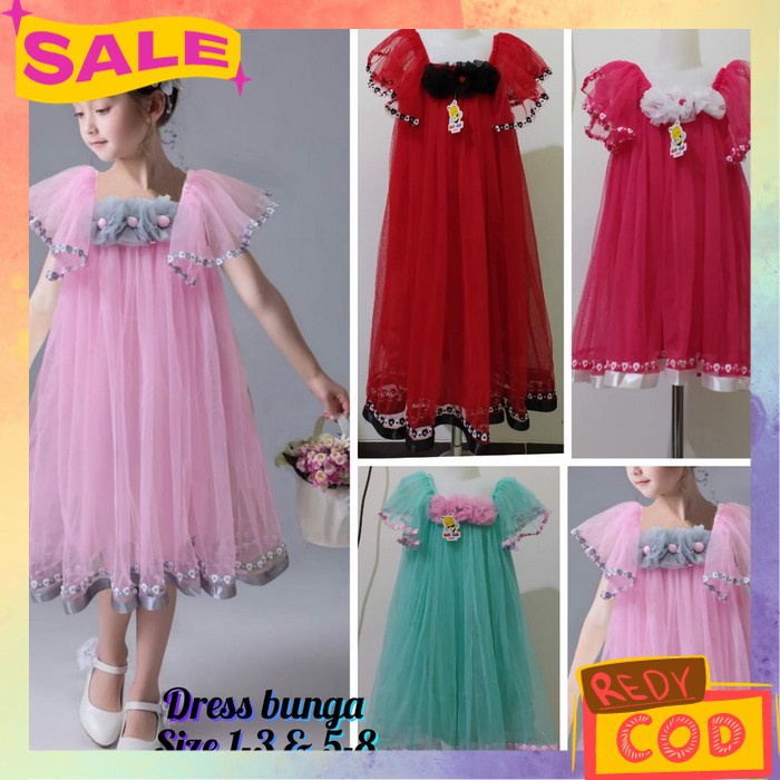 Gaun Merah Hijau Peremium Dreas Kids Kegereja Gaun Natal Pakaian Ansk Gereja Prempuan Import Baju Dr