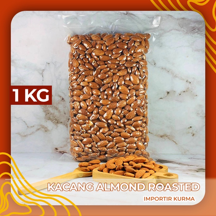 

ALMOND ROASTED 1kg KACANG ALMOND PANGGANG / ALMOND PANGGANG ROASTED