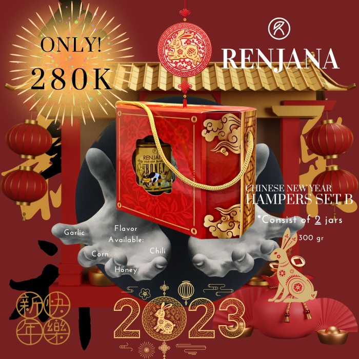 

Renjana Cashew Nut CNY Hampers Imlek Set B Kacang Mede / Mete / Mente