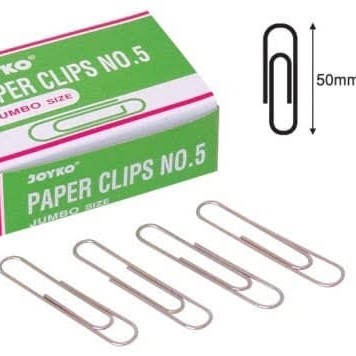 

Promo Paper Clip/Trigonal Clip No-5 1Box Isi 10Pack