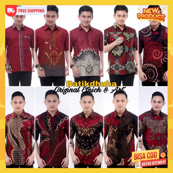 Bju Atasam Batik Hem Cowo Dwasa Kemmeja Pria Terbaru Kwmeja Bapak-Bapak Bju Atsan Laki-Laki Keneja K