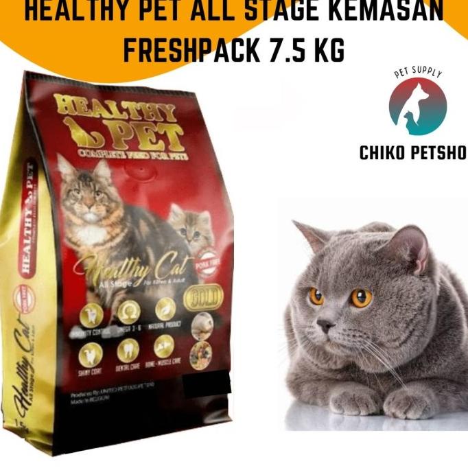 Makanan Kucing Healthy Pet All Life Stage Kemasan Freshpack 7,5 Kg Go Gertiandi