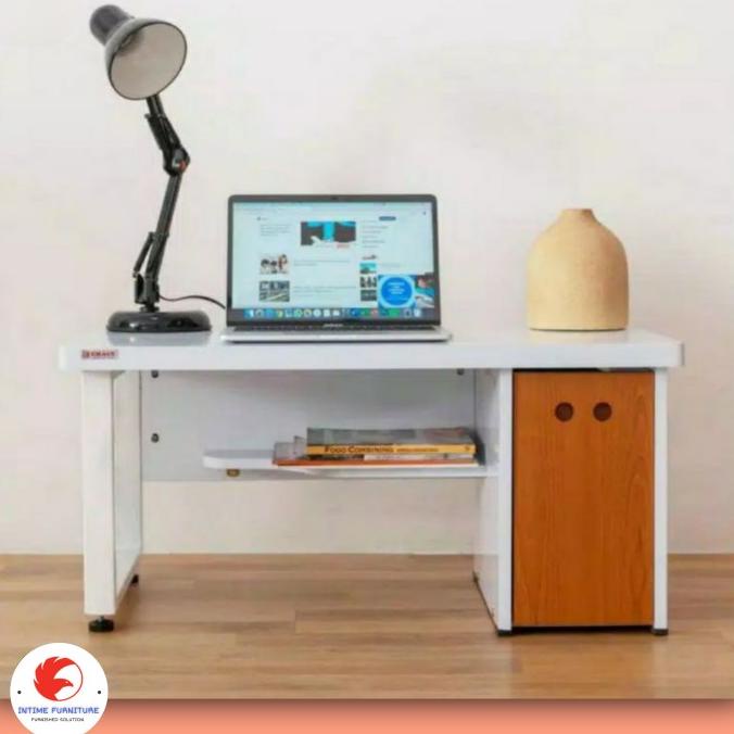 TERBAIK meja komputer meja laptop lesehan murah dan minimalis laci samping