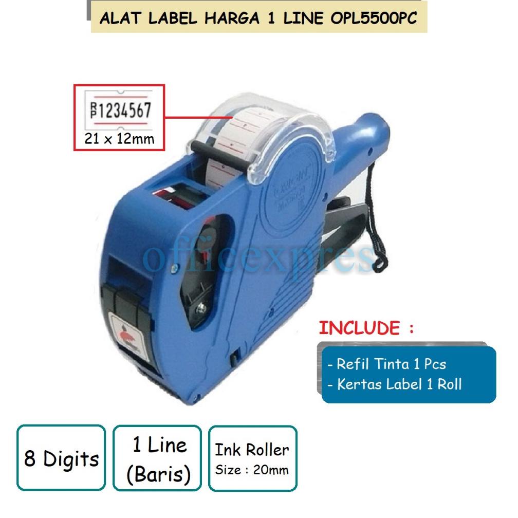 

New! Mesin Alat Label / Price label 8 digit /Cover plastik / Label OPL Labeller Origin 5500PC ,,