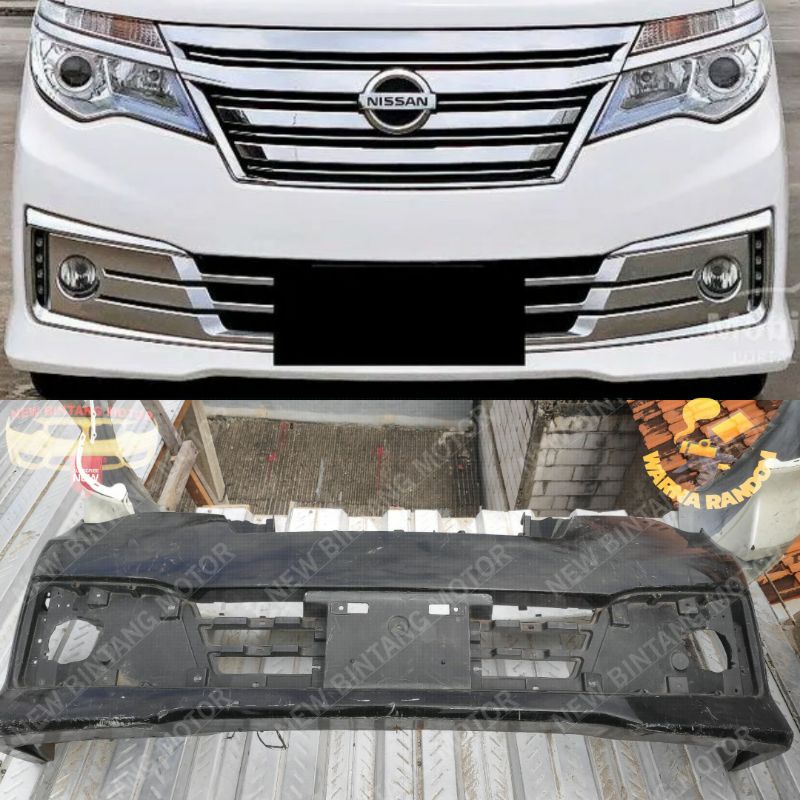 Bumper depan nissan serena C26 Autech facelift 2014 2017 original