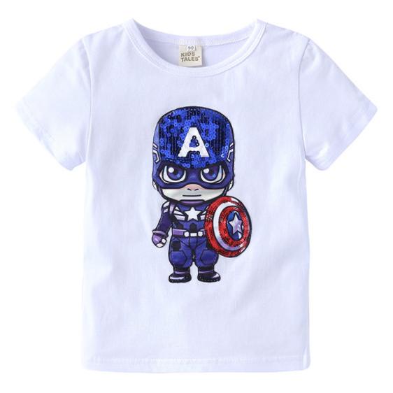 ern Baju LED Anak Cowok Baju Lampu Menyala Laki Superhero Impor