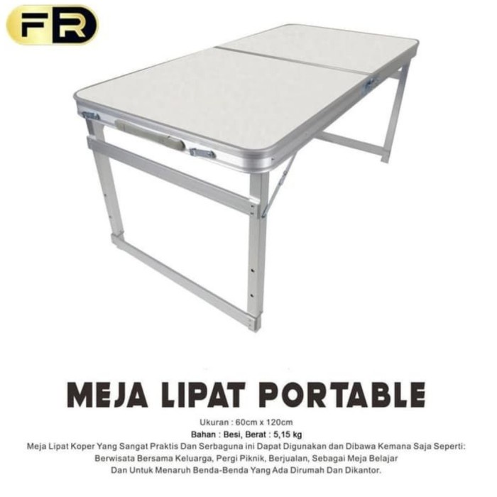 Meja Lipat Portable Meja Koper Portable