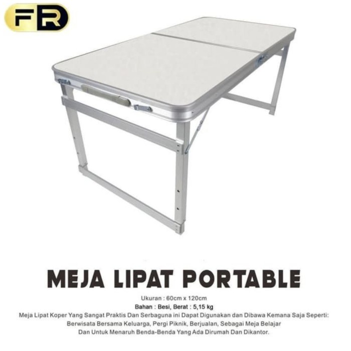 Meja Lipat Portable Meja Koper Portable