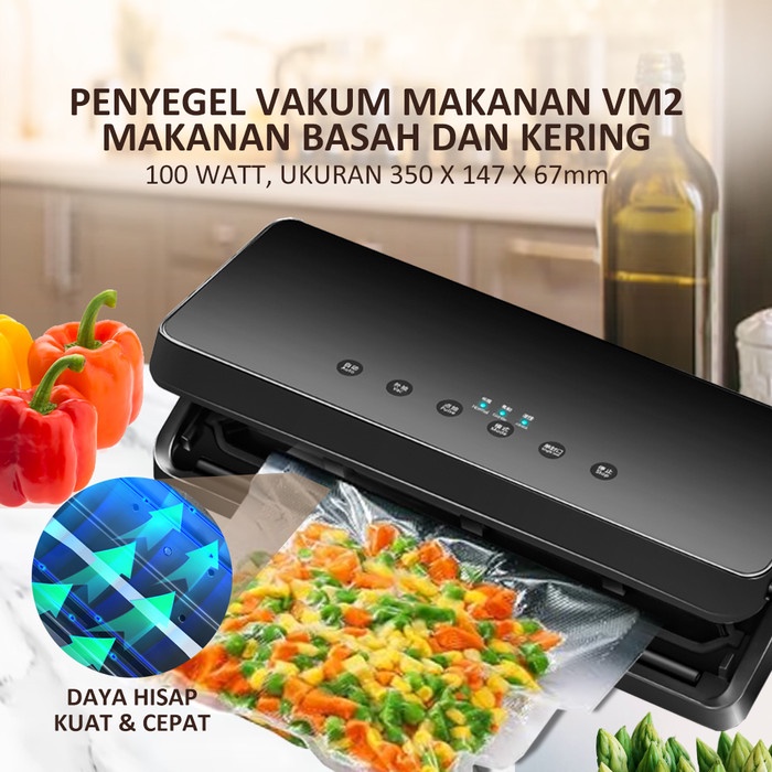 Promo Bonkyo Portable Food Vacuum Sealer - Vm2 Vakum Makanan Portable Untuk