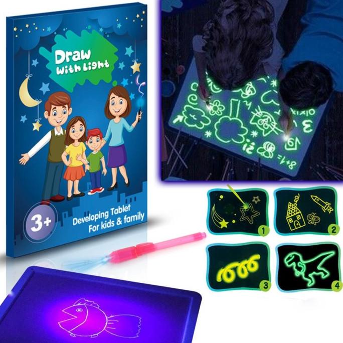 

Papan Tulis Ajaib Magic Drawing Board Light Draw Mainan Edukasi Anak