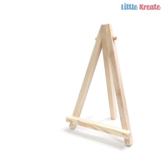 :::::::] Wooden Easel / Stand Easel Kayu / Tripod Lukis Gambar
