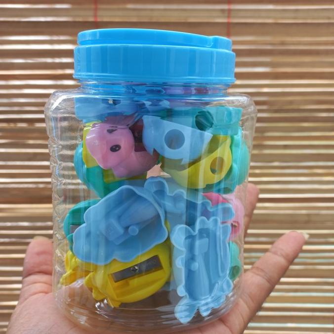 

paling diminati] Rautan Pensil Tempat Toples isi 24 pcs
