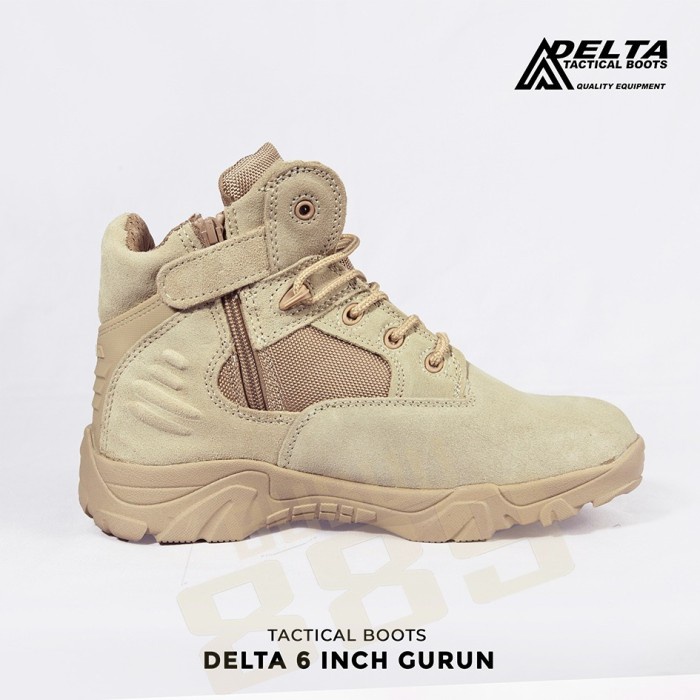 Sepatu Delta 6 Inci Tactical Army Boots - Gurun