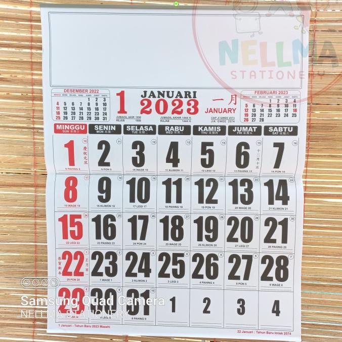 

Silahkan Order] Kalender Kerja Dinding Ukuran Jumbo