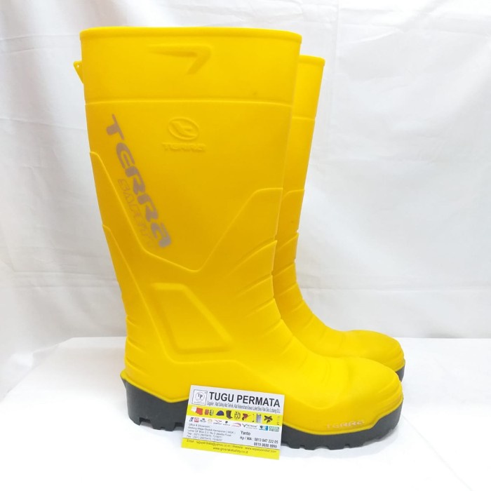 SEPATU BOOT AP SAFETY TERRA KUNING SAFETY BOOTS ORIGINAL