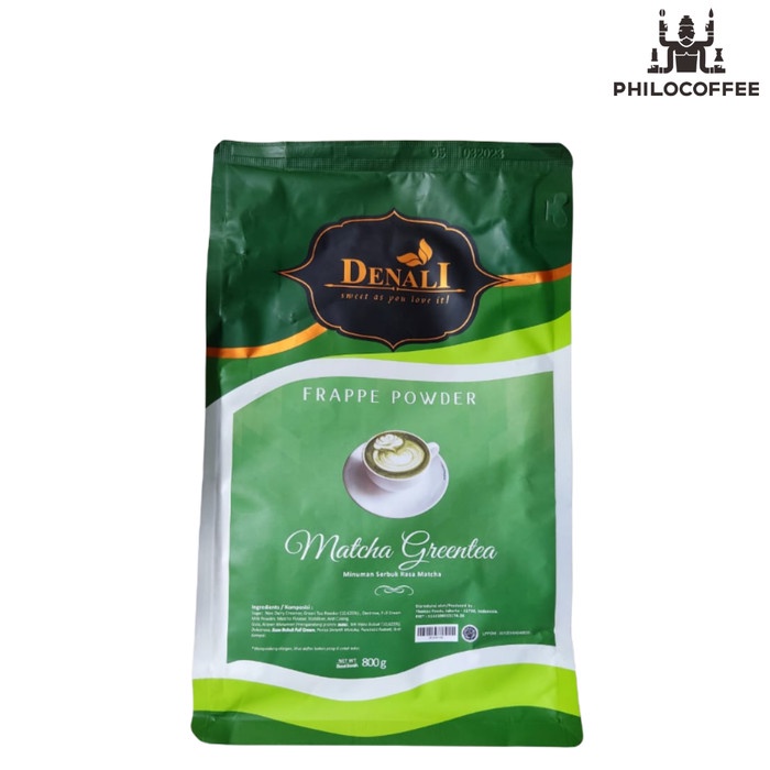 

Denali Matcha Greentea Frappe Powder 800G Bubuk Frappe Denali