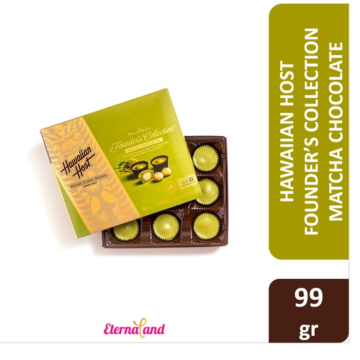 

Hawaiian Host Founders Collection Matcha Chocolate 3.5 Oz