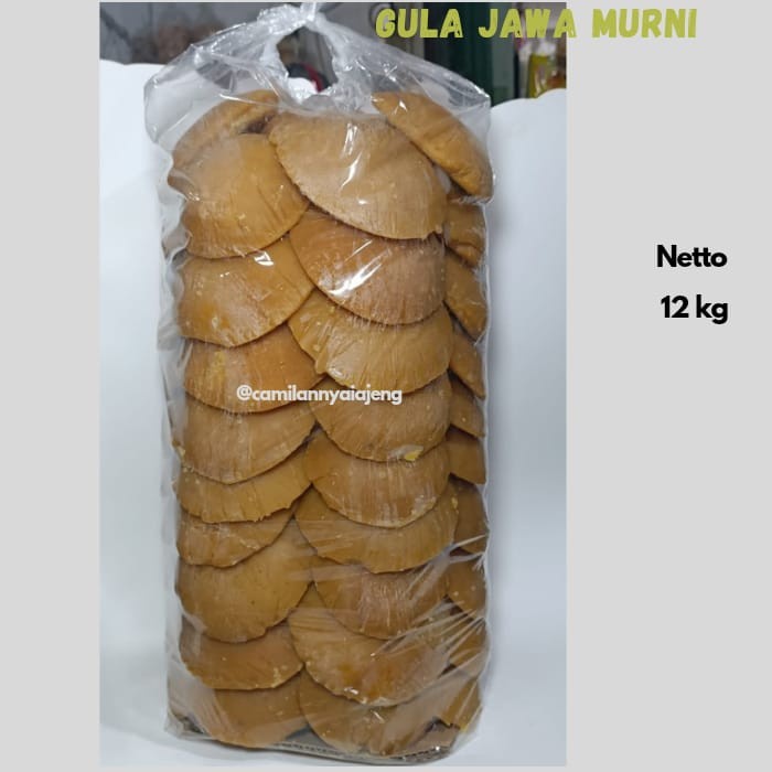 

Gula Jawa Murni Kelapa Tanpa Campuran Asli Kebumen 12 Kg