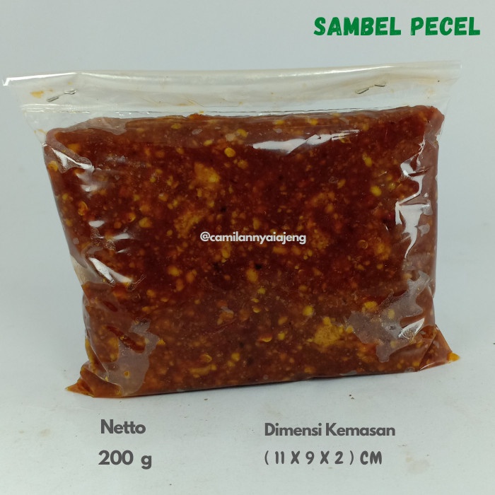 

Sambel Pecel Kacang Enak Homemade Kebumen 200 G