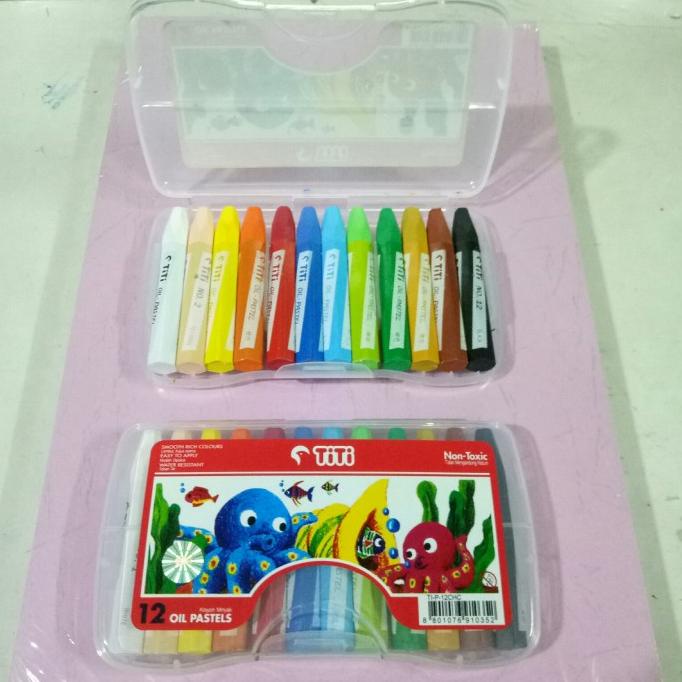 

Crayon Titi 12 Warna / Oil Pastels / Krayon Minyak Kode 440