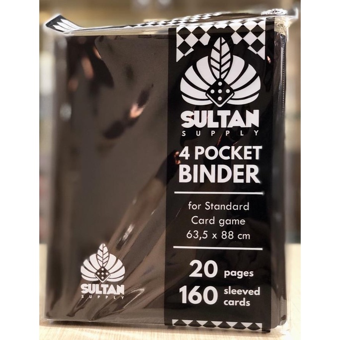 

Sultan 4-Pocket Binder Black