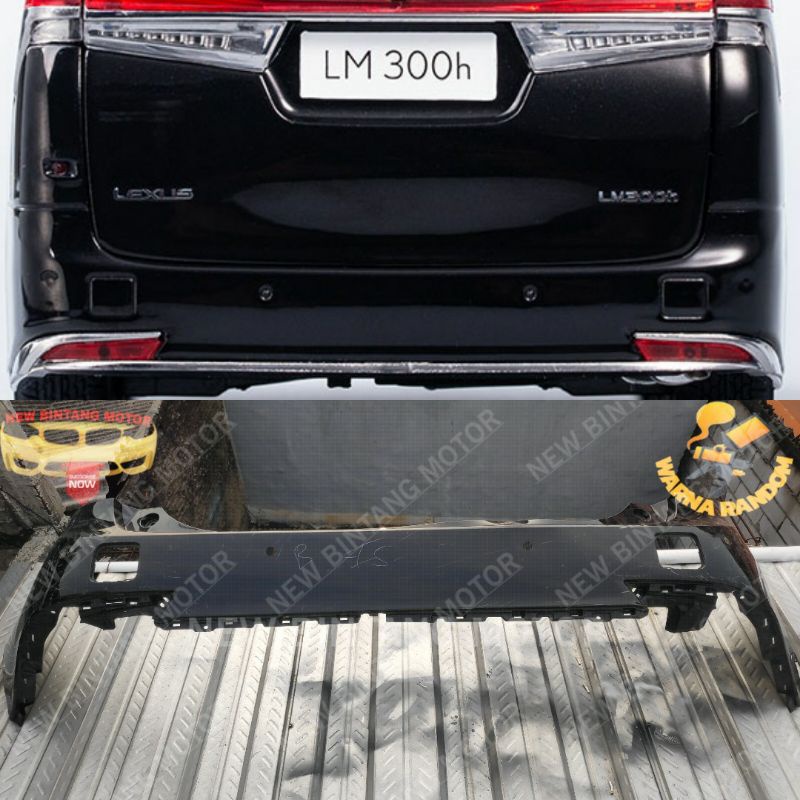 Bumper belakang lexus LM 300 LM 350 2021 2022 original