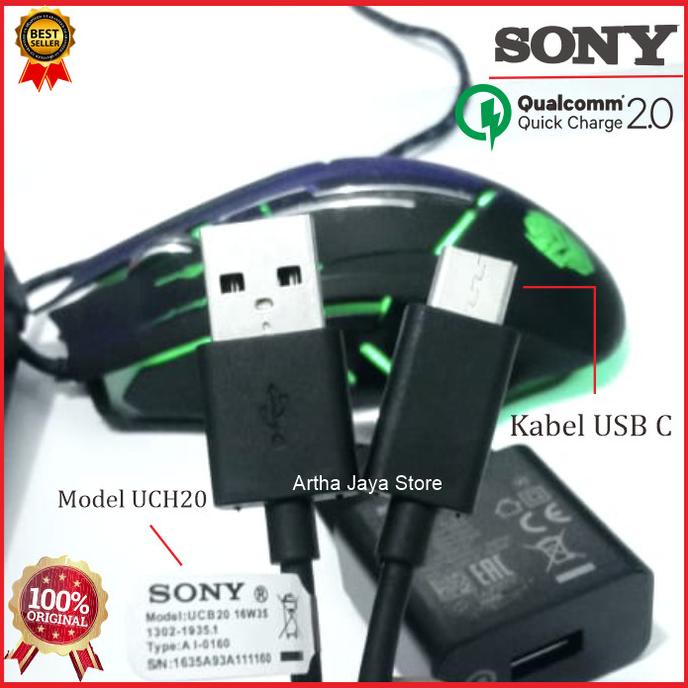 Cuyy*210 Charger Sony Xperia Xa1 Dual Xa1 Plus Xa1 Ultra Orginal 100% Usb C
