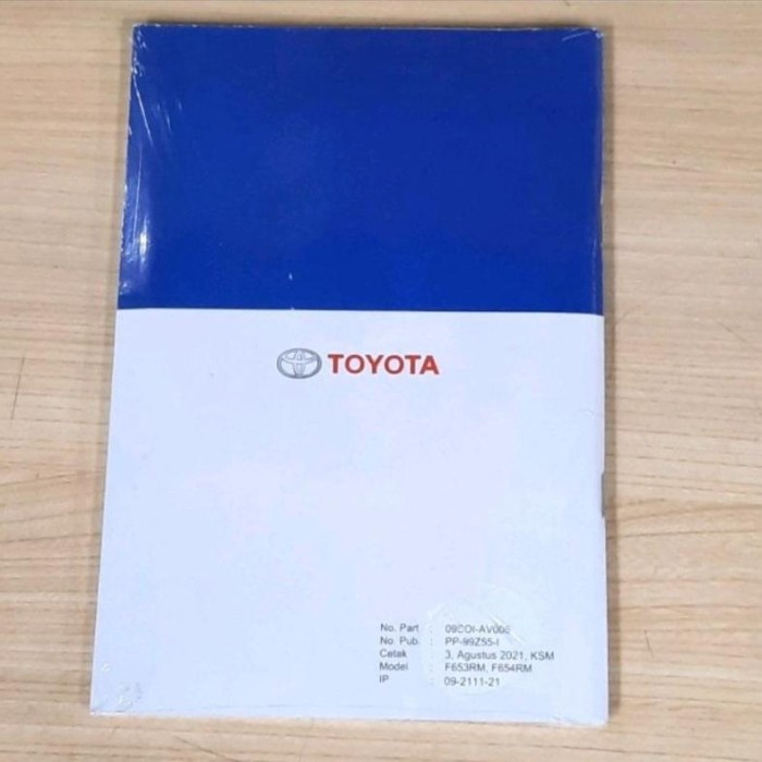 Terbaru Sale Manual Book Buku Manual Grand New Avanza 2016 2018 Ori Murah Promo Terlaris