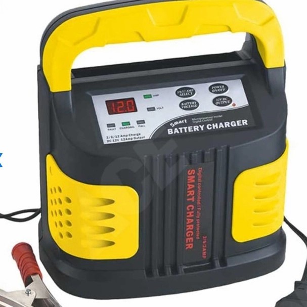 Krisbow Charger Aki Mobil 12v 2a/6a/12a Original
