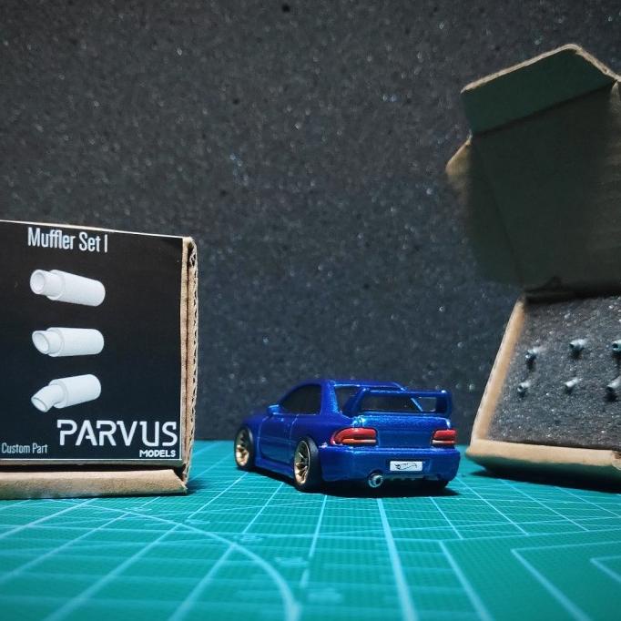 Parvus Models 1 64 Muffler Set 1 Knalpot Custom Hot Wheels Tomica