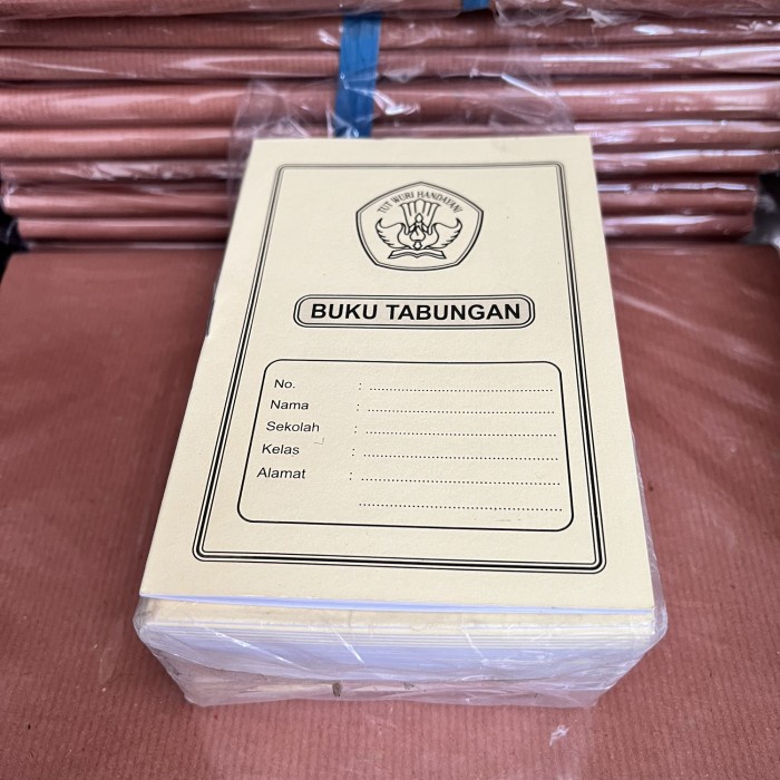 

Promo Buku Tabungan Siswa / Tabungan Sekolah Tebal Grosir Murah
