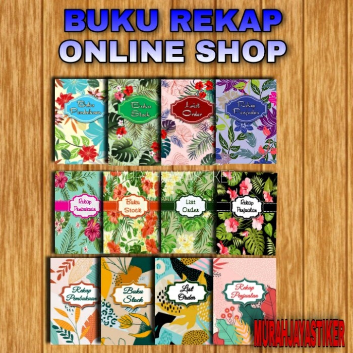 

Promo Buku Rekap Penjualan 1 Set 4 Buku / Buku Pembukuan Olshop