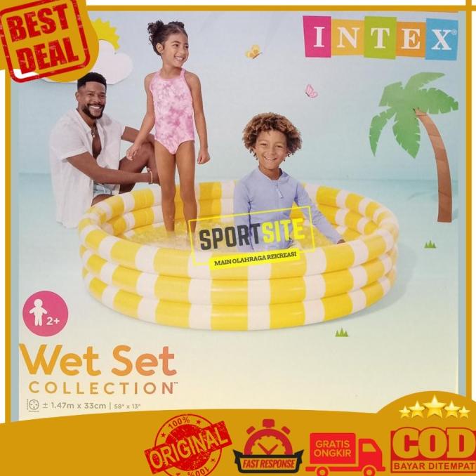 Intex Lemon Fruit Swim Pool Kolam Renang Anak 147Cm Kode 255