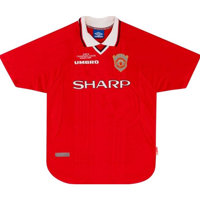 Kaos Jersey Bola Umbro Uefa Winners 1999 Manchester United Ori Second Kode 141
