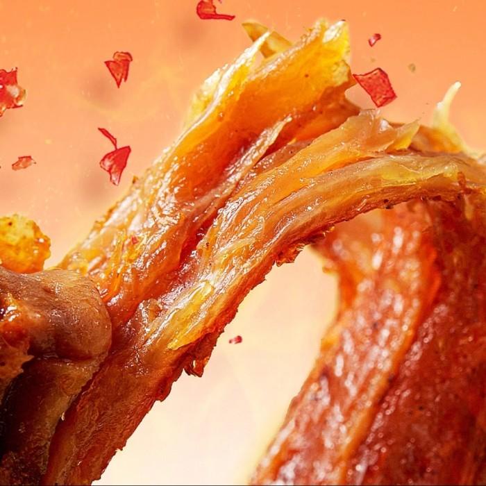 

leher bebek rasa black duck kecap heiyawei 200g 5 pcs/bgks Best Seller